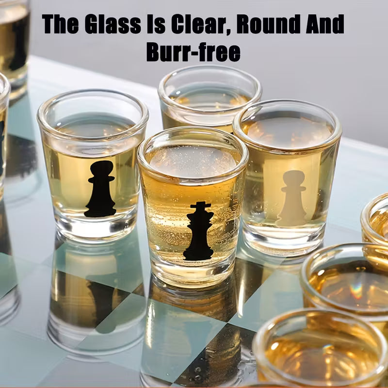 Bar Drinking Games Chess Game Set 25x25cm
