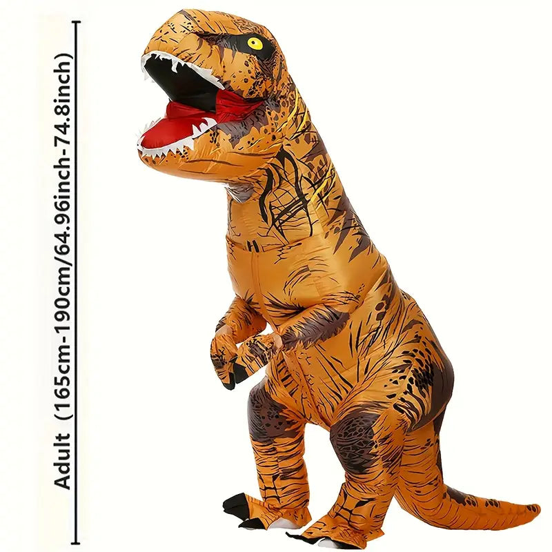 T-rex inflatable uit Tyrannosaurus Dinosaur Costume Child Kids Adult Role