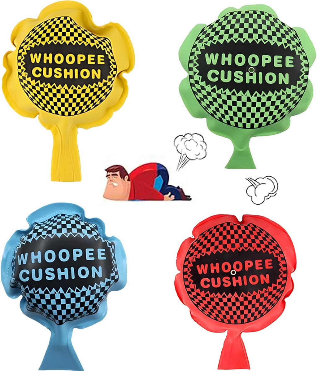 5-Size Trickery Fart Cushion Prank Pillow Hilarious Whoopee Pad for April Fools Parties Family Fun Funny Practical Joke Prop