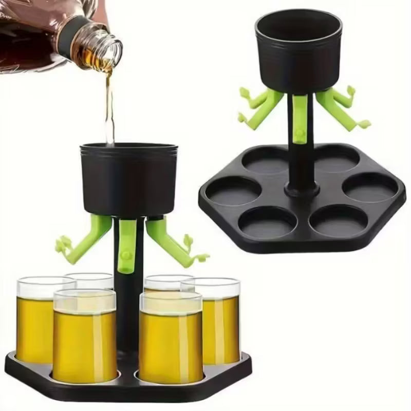 6 Shot Automatic Liquor Dispenser Set