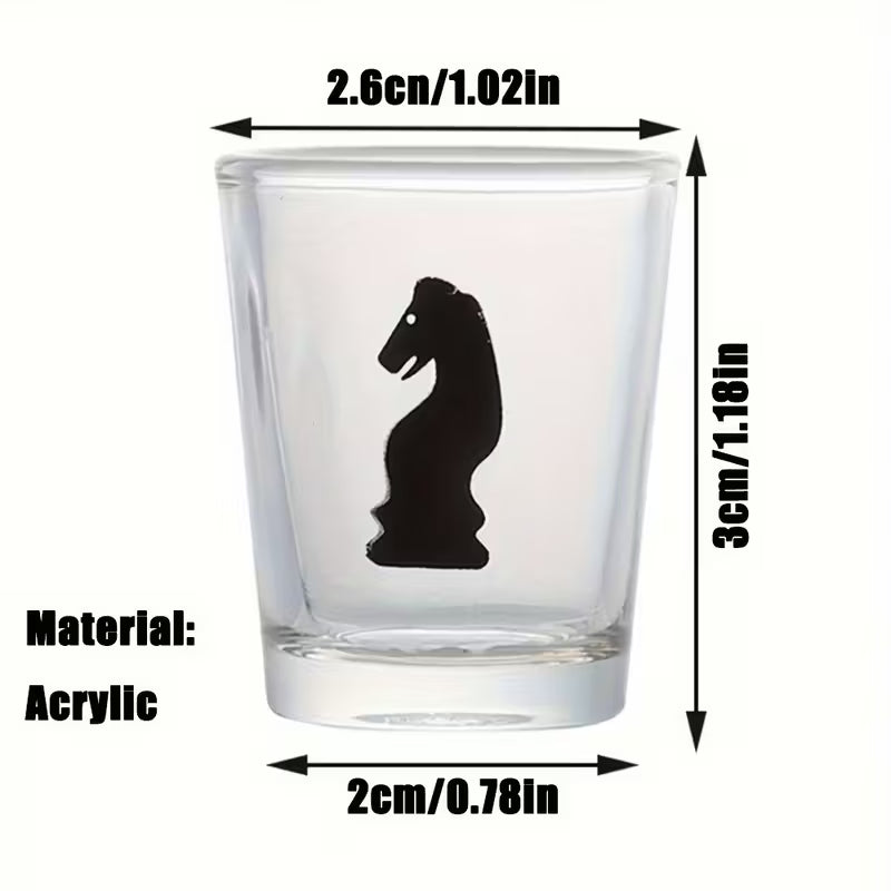 Bar Drinking Games Chess Game Set 25x25cm