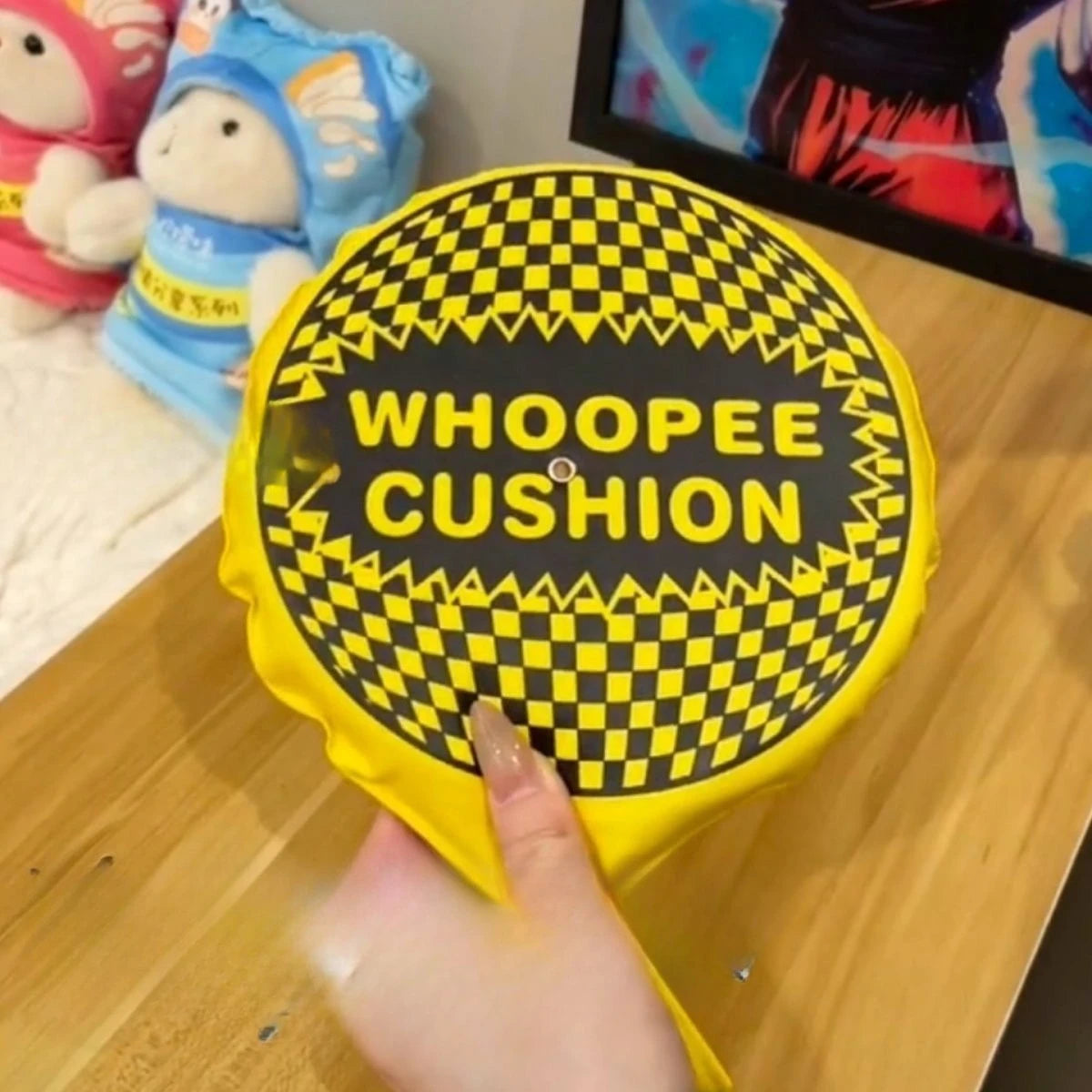 5-Size Trickery Fart Cushion Prank Pillow Hilarious Whoopee Pad for April Fools Parties Family Fun Funny Practical Joke Prop