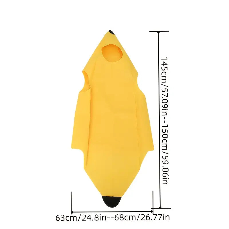 Child/Adult Banana Cosplay Сostume